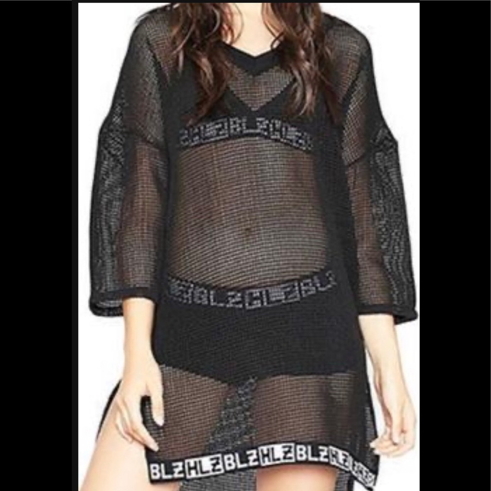 The BLZHLZ/ Break mesh Cover-Up shirt